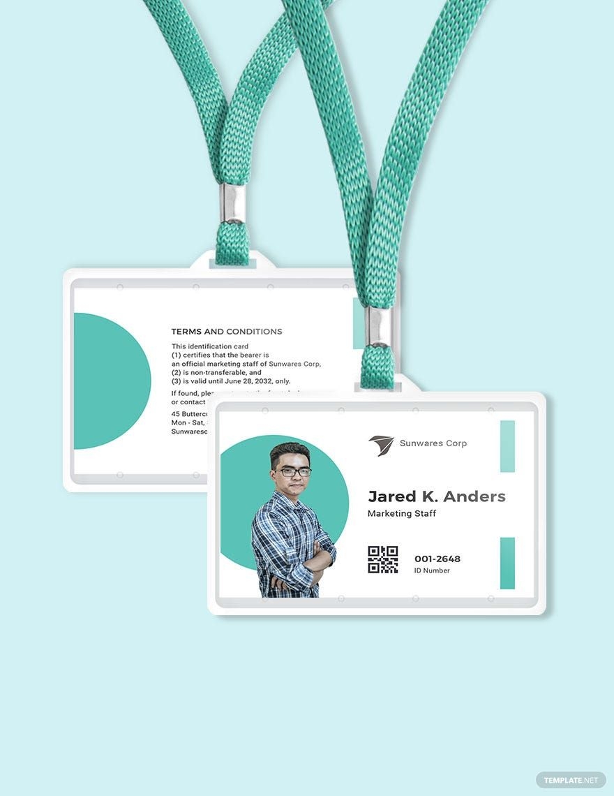 Employee Id Card Templates In PDF FREE Download Template