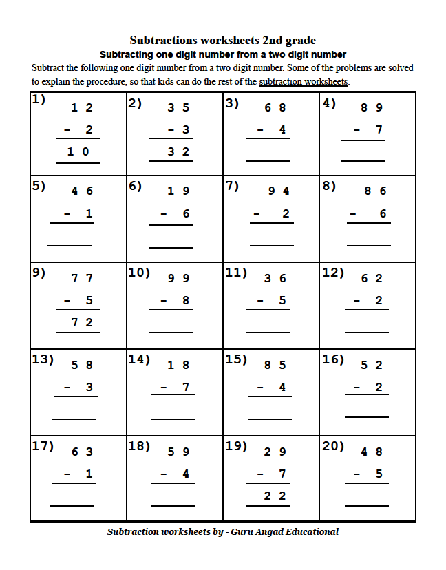Engaging 2nd Grade Math Worksheets PDF Fun Learning Resources For Kids