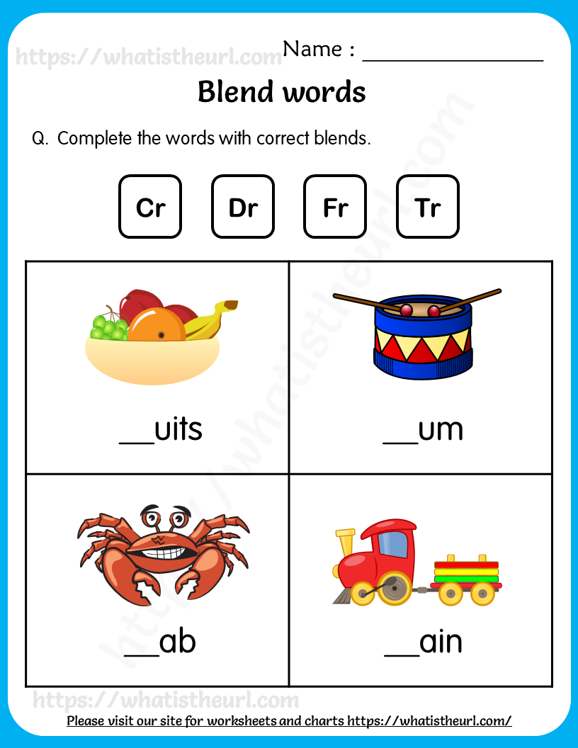 Engaging Blending Words Worksheets For Effective Reading Skills