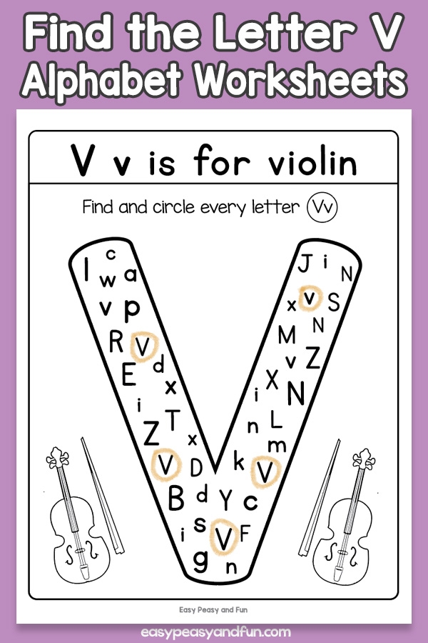 Engaging Letter V Worksheets For Preschoolers Fun And Educational 