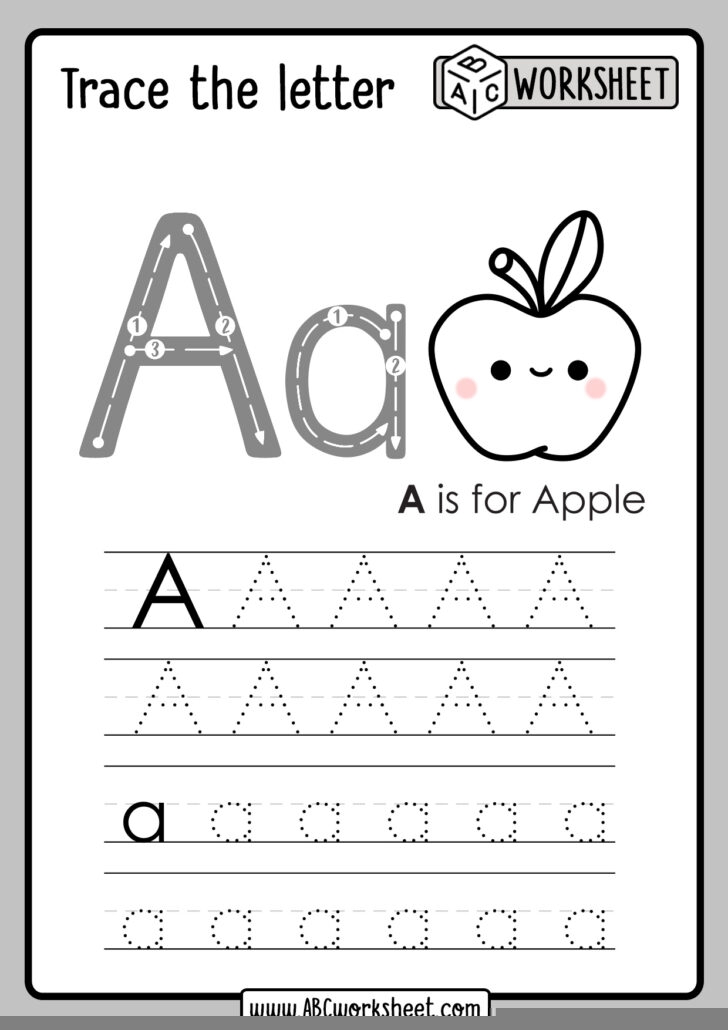 English Alphabet Tracing Worksheets Alphabet Tracing Worksheets