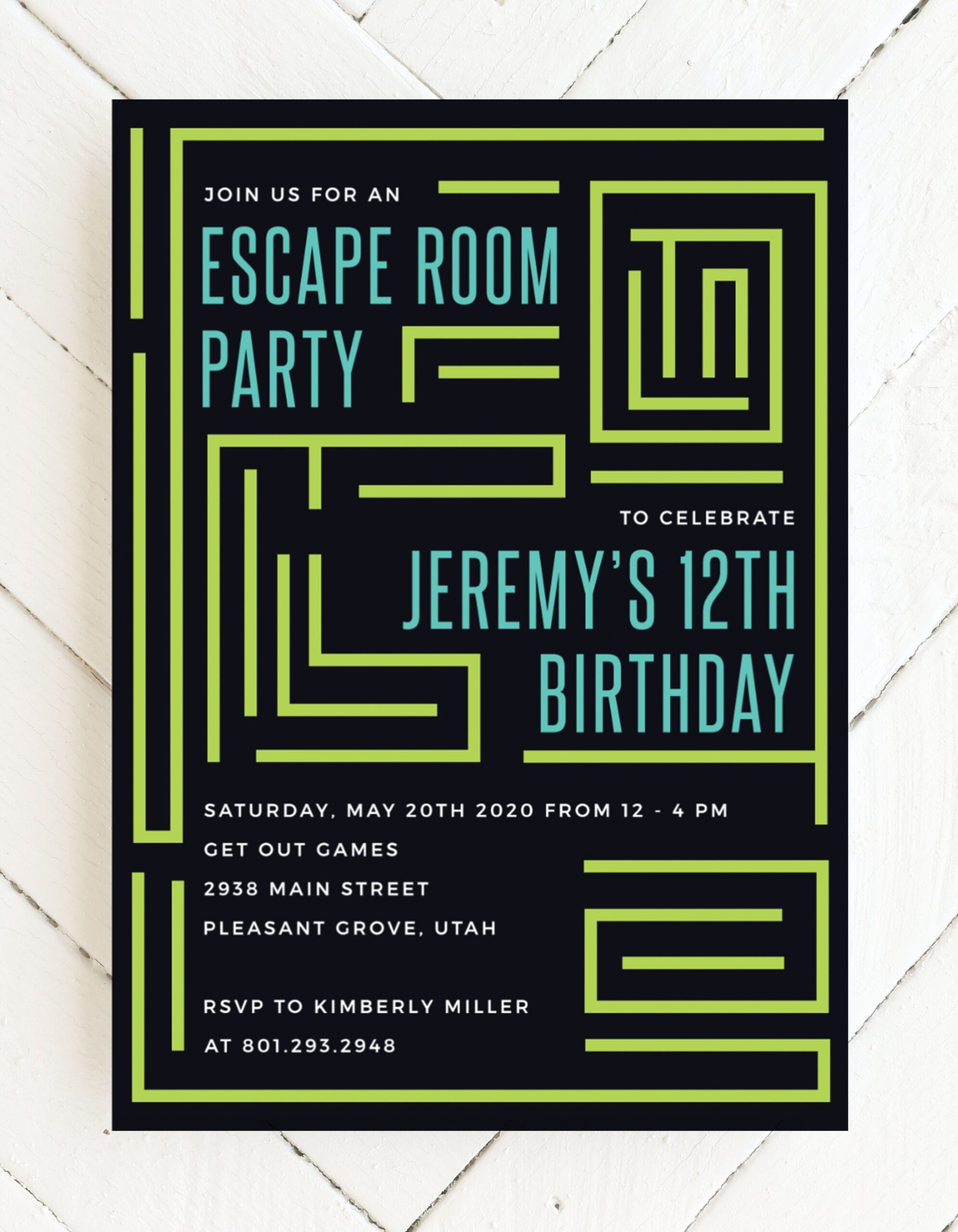 Escape Room Invitation Template Free Printable Templates Free