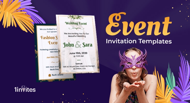 Event Invitation Templates Free Customize Download