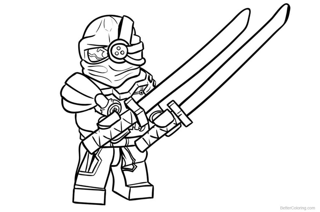 Evil Green Lego Ninjago Coloring Pages Free Printable Coloring Pages