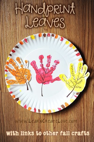 Fall Handprint Crafts For Toddlers