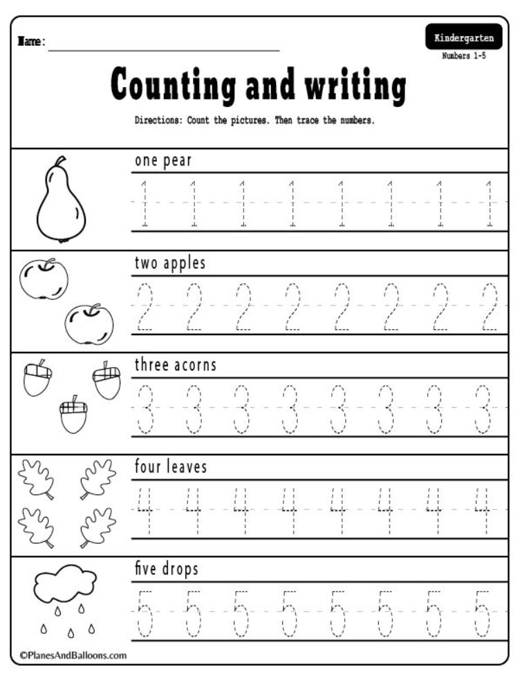 Fall Kindergarten Worksheets Free Printable Kindergarten Worksheets