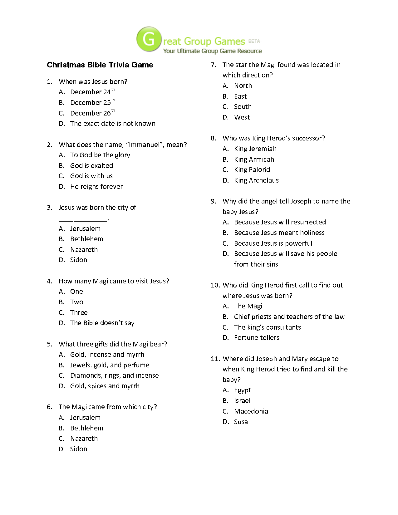 Family Feud Questions And Answers For Kids Pdf Free Bible Questions