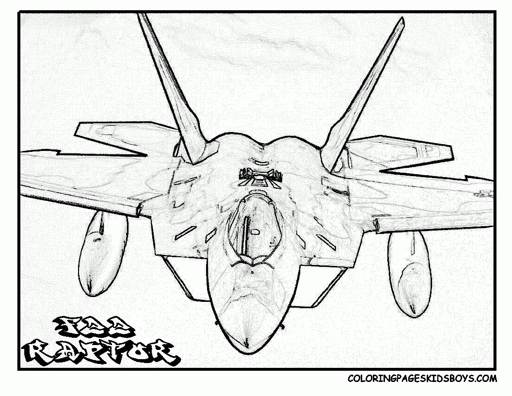Fighter Jet Coloring Pages Free Coloring Home
