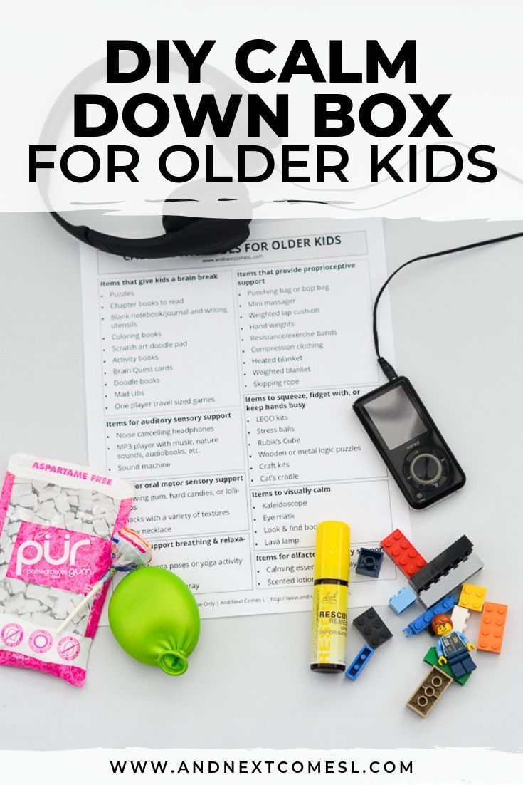 Finally A Calm Down Kit Geared Towards Older Kids This Free Printable 
