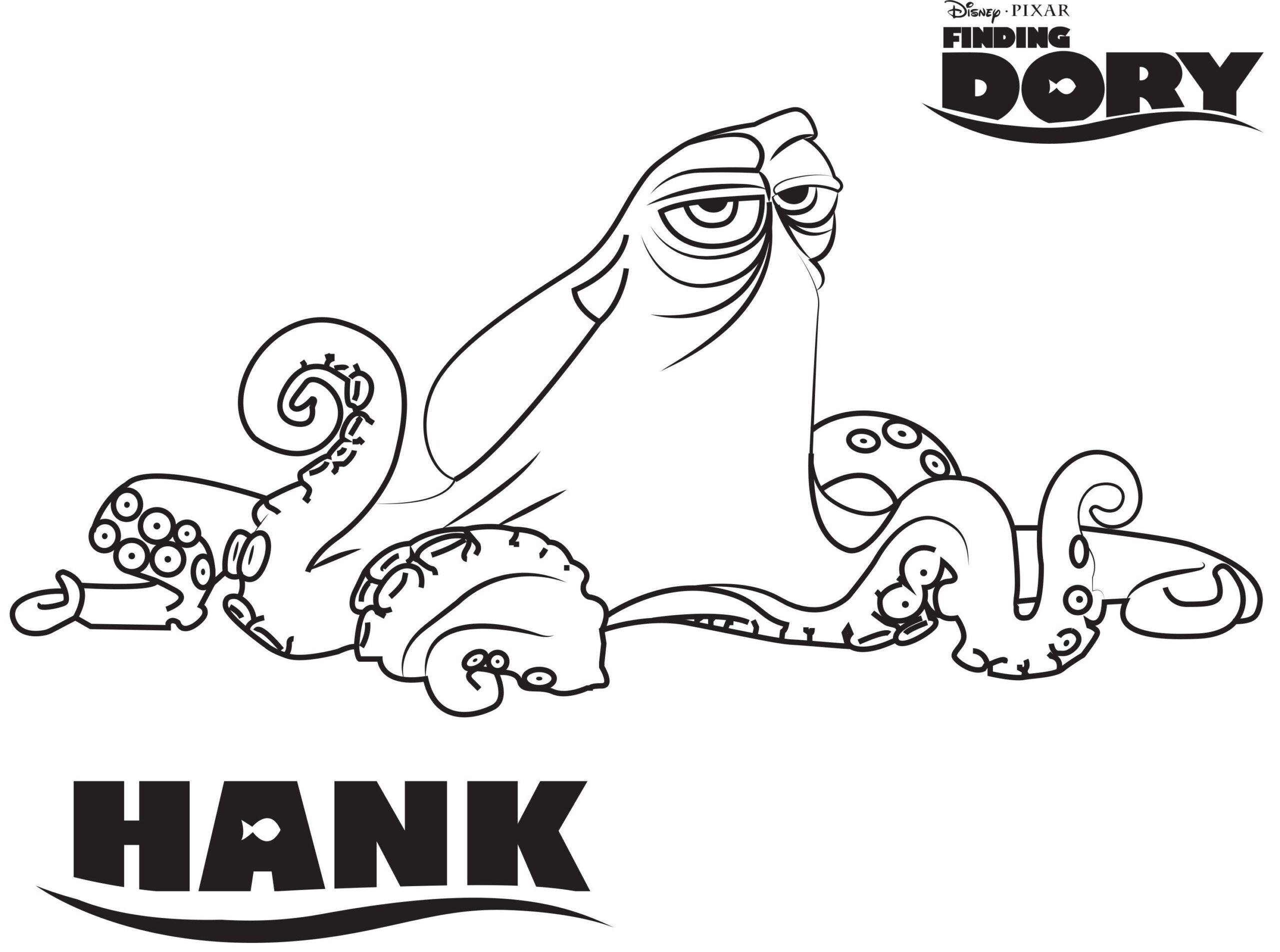 Finding Dory Coloring Pages Coloring Home