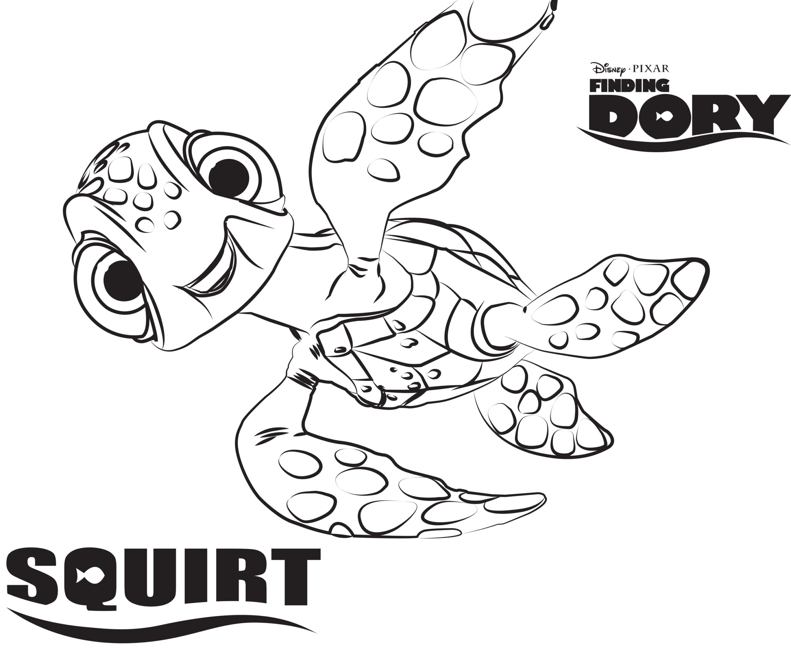Finding Dory Coloring Pages Coloring Home