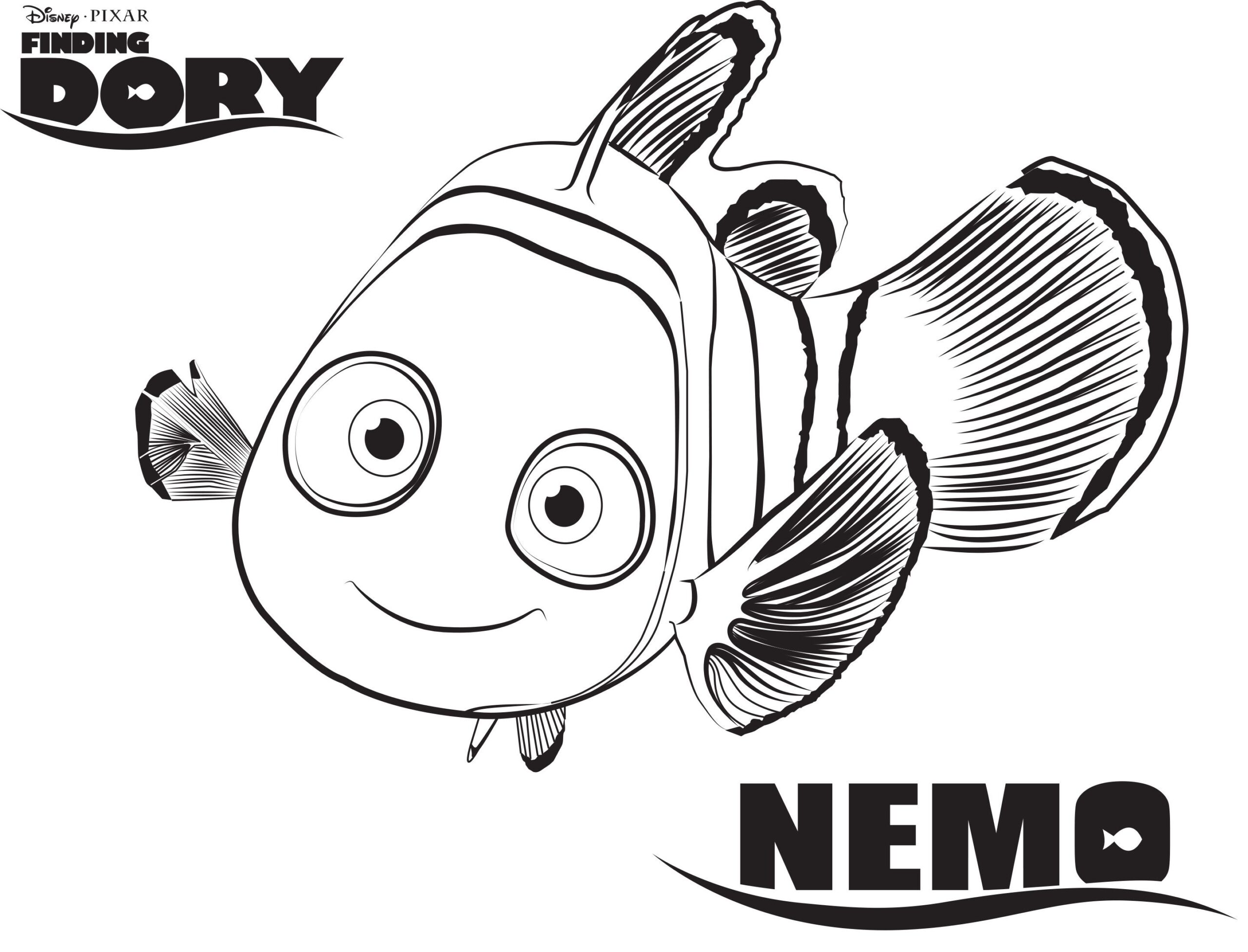 Finding Dory Coloring Pages Coloring Home