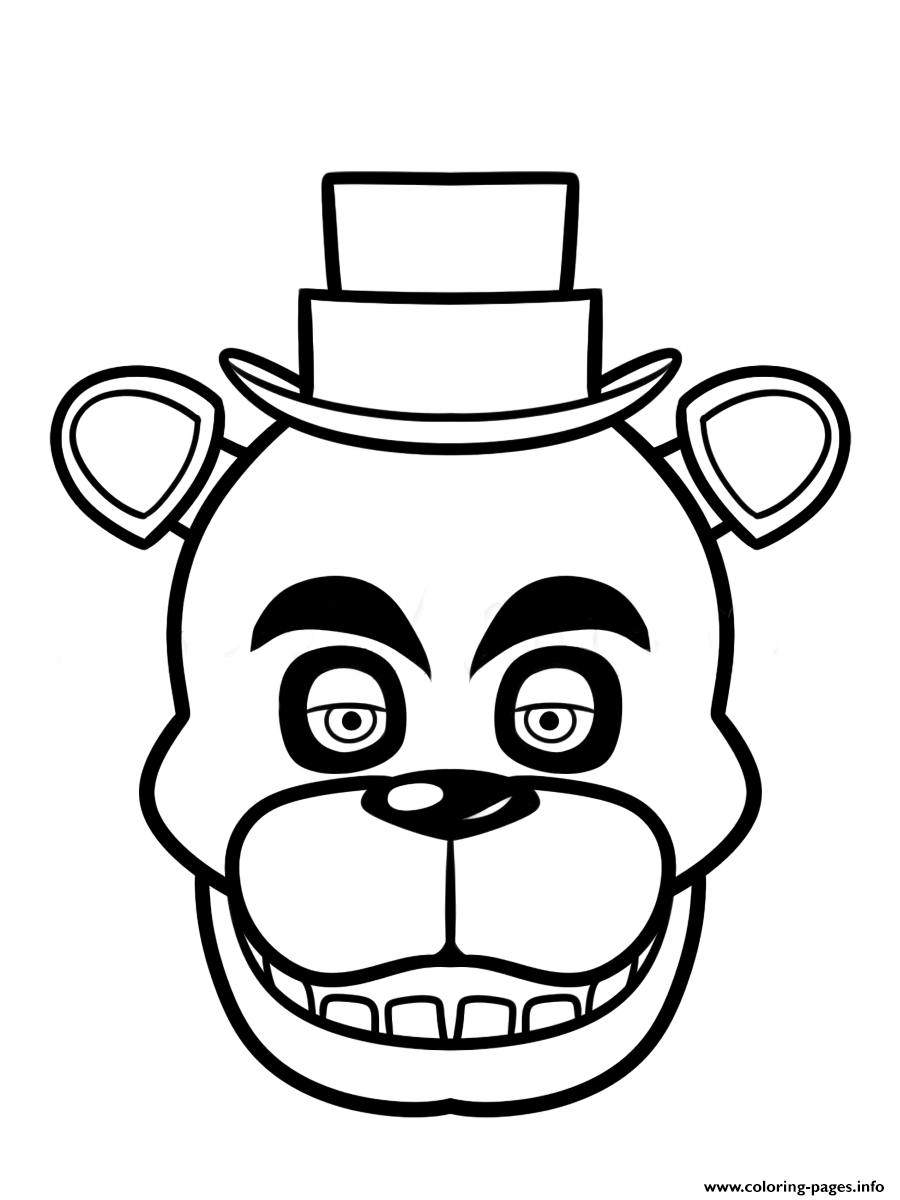 free five nights at freddy's coloring pages