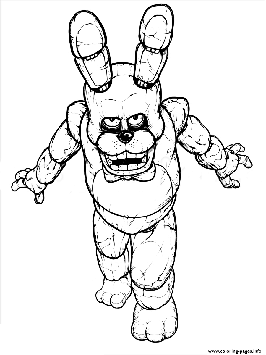 free coloring pages five nights at freddy's