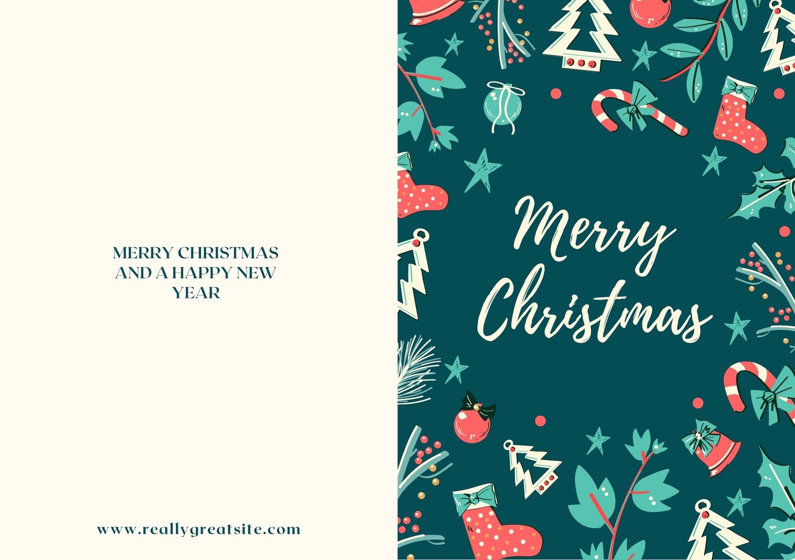 printable christmas card paper