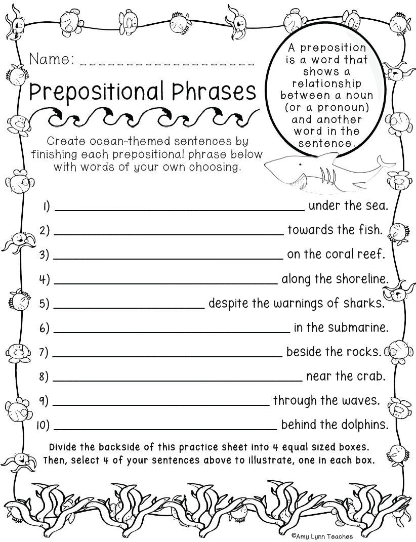 Fourth Grade Worksheets Printables Education Worksheets Library
