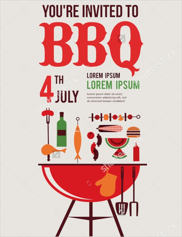 FREE 15 BBQ Invitation Templates In PSD EPS MS Word Apple Pages