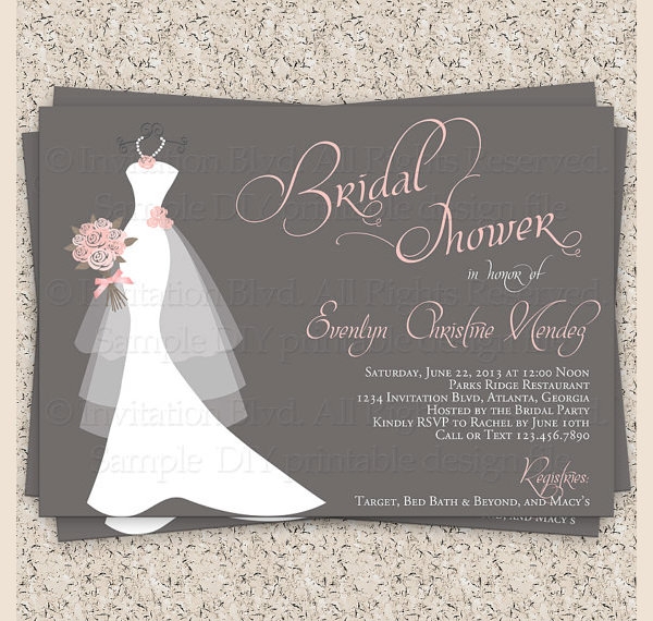 printable bridal shower invitation cards