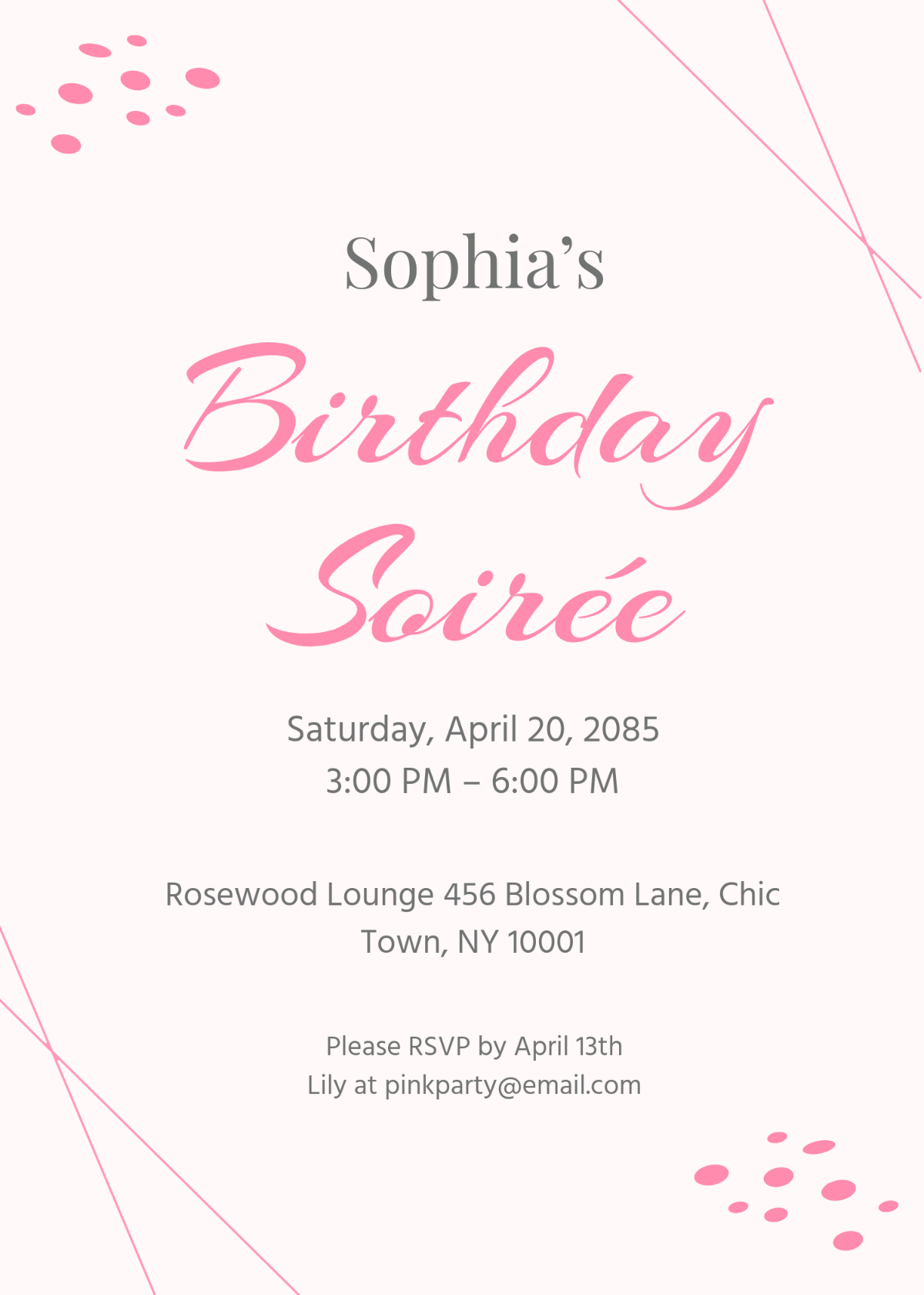 Free 75th Birthday Invitation Template To Edit Online