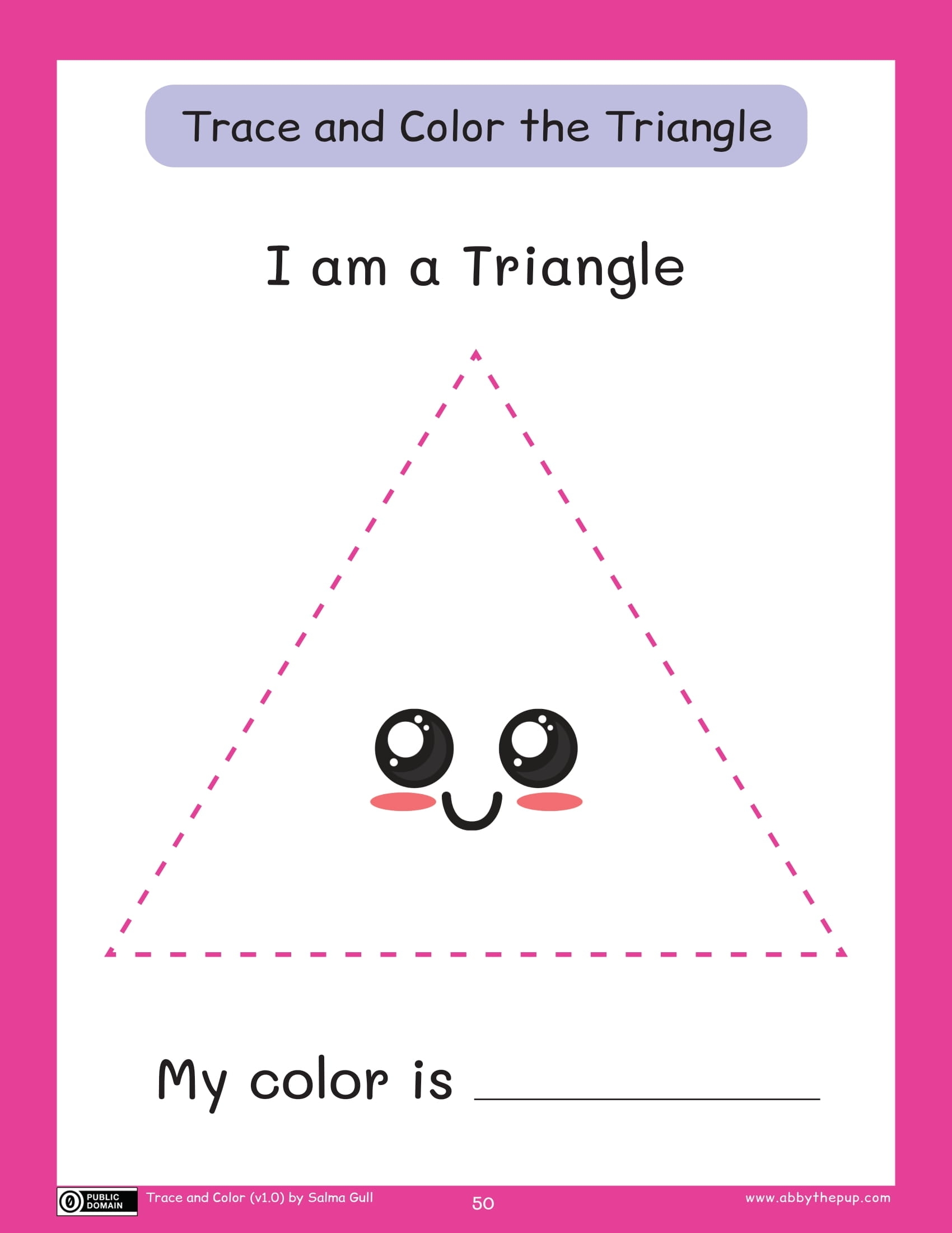 FREE All About Triangle Shapes MyTeachingStation Worksheets 
