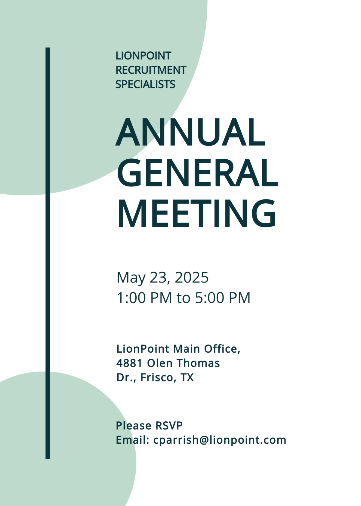 FREE Annual Meeting Invitation Templates Examples Edit Online