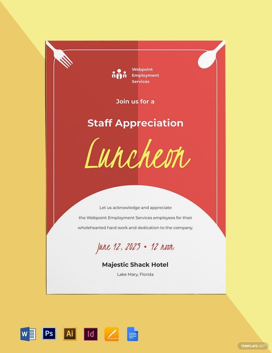 FREE Appreciation Invitation Templates Examples Edit Online 