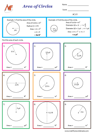 Free Area Of Circles Worksheet Download Free Area Of Circles Worksheet 