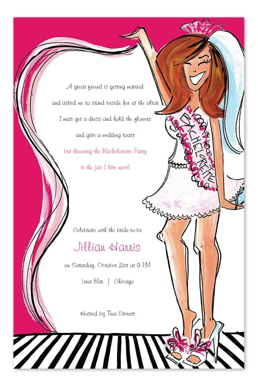 Free Bachelorette Party Invitation Template Word