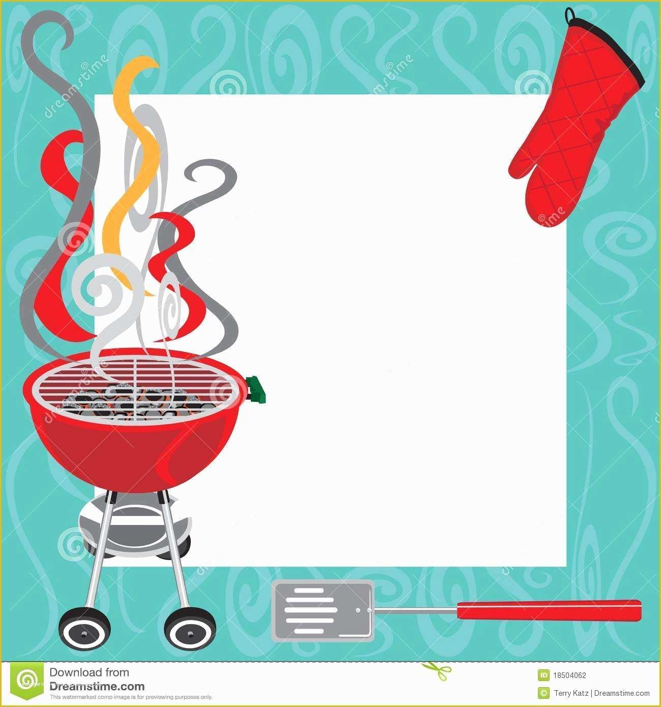 barbecue party invitations blank bbq invitation template