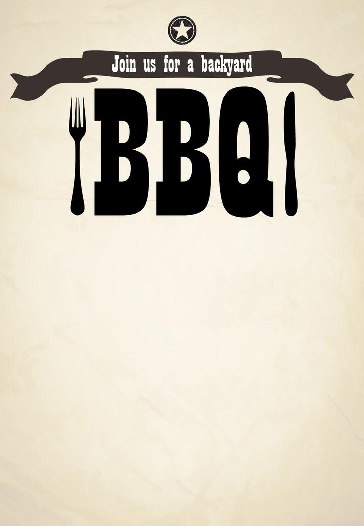 Free BBQ Party Invitation Templates Fire Pit Design Ideas