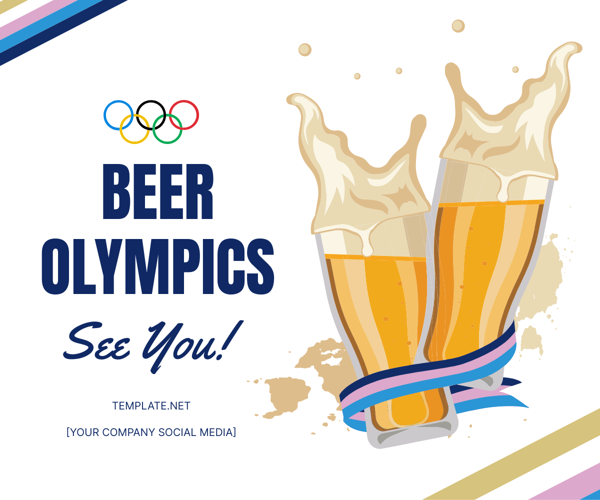 Free Beer Olympics Banner Template Edit Online Download Template