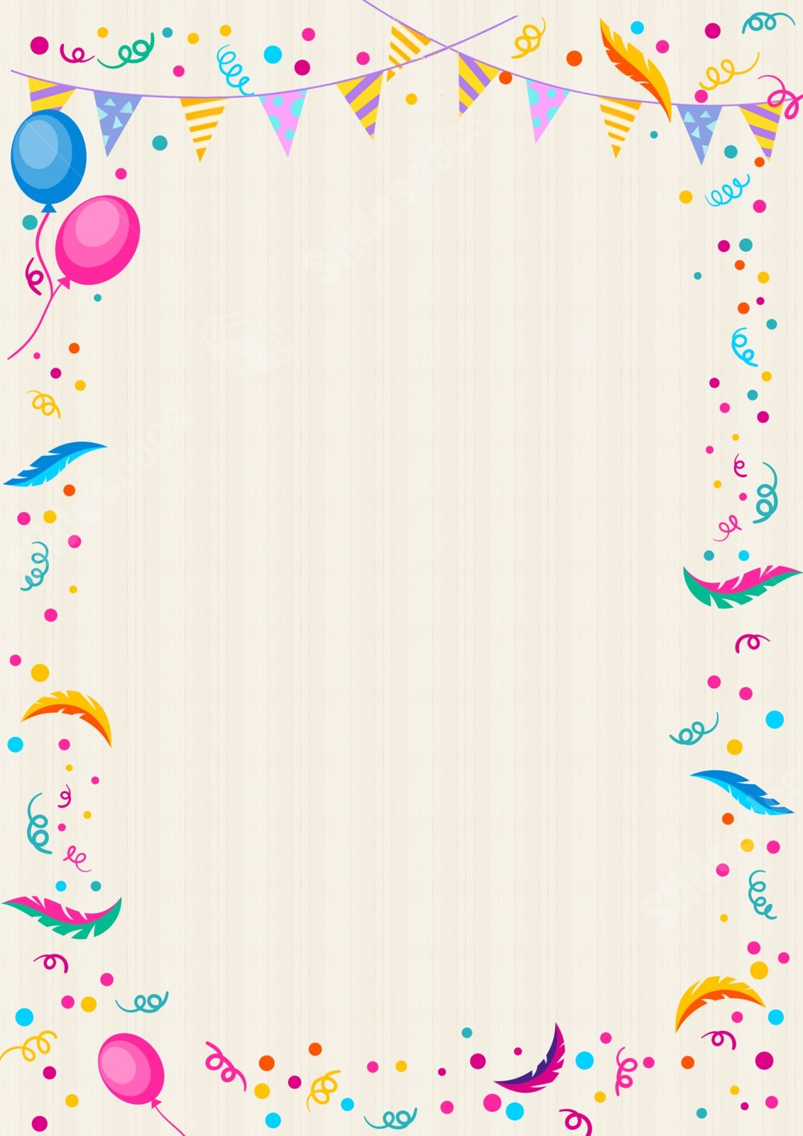 Free Birthday Border Templates For Microsoft Word Infoupdate