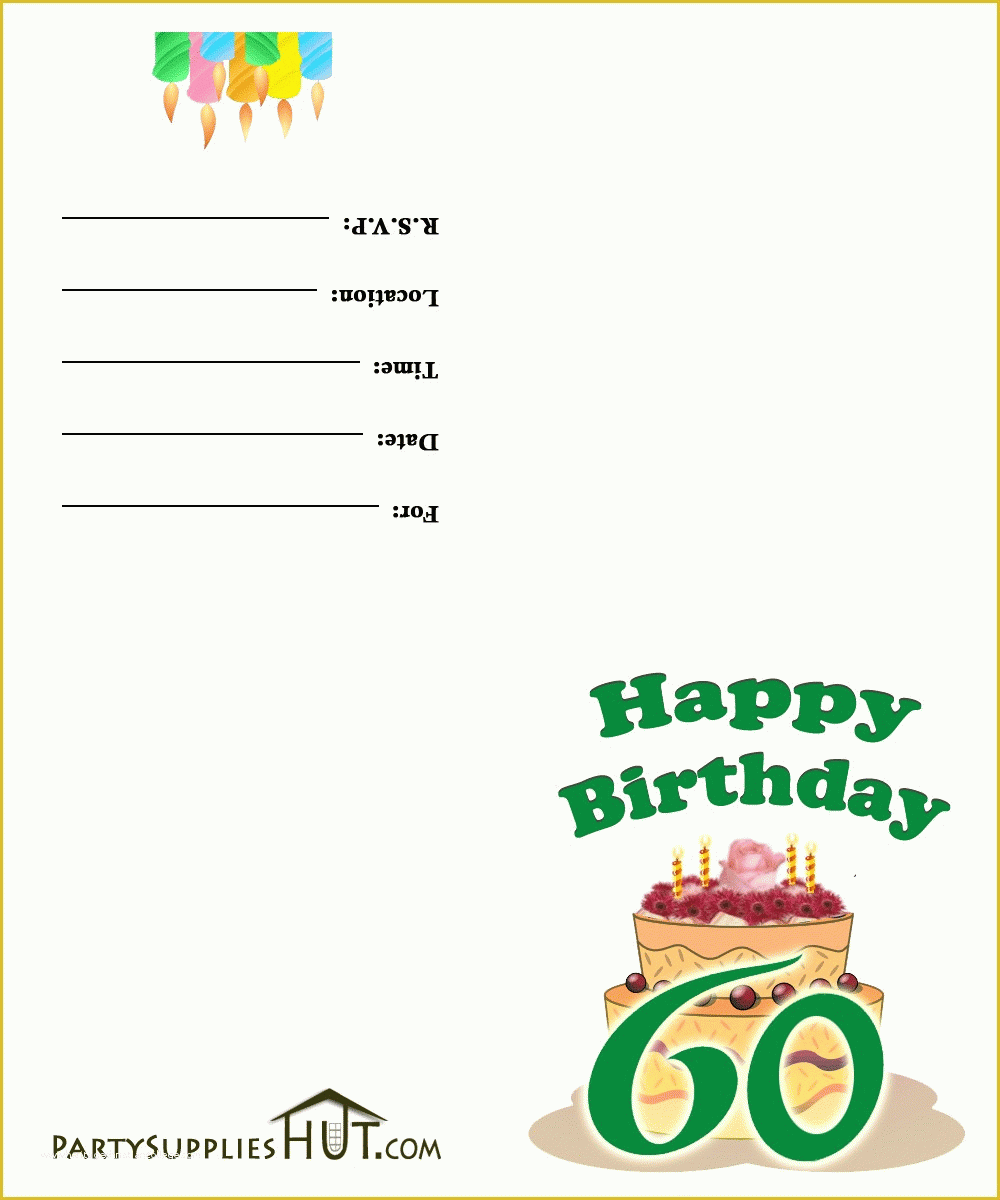 Free Birthday Invitation Templates For Adults Of Free Printable 