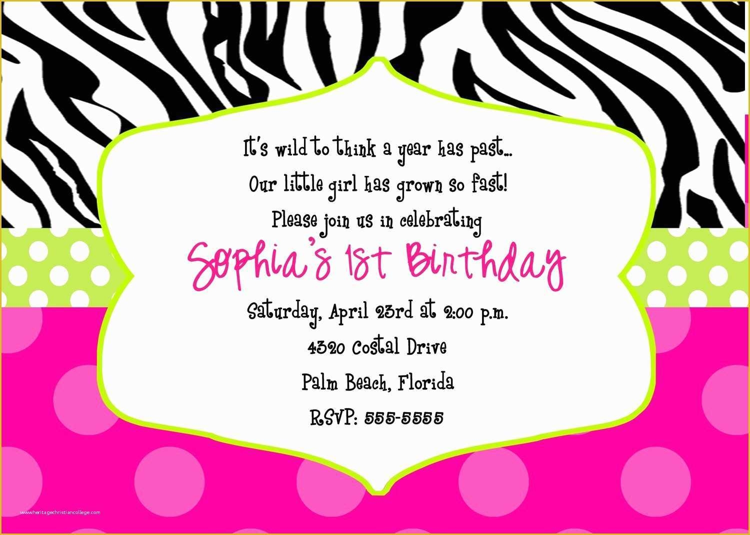Free Birthday Invitation Templates For Adults Of Free Printable 