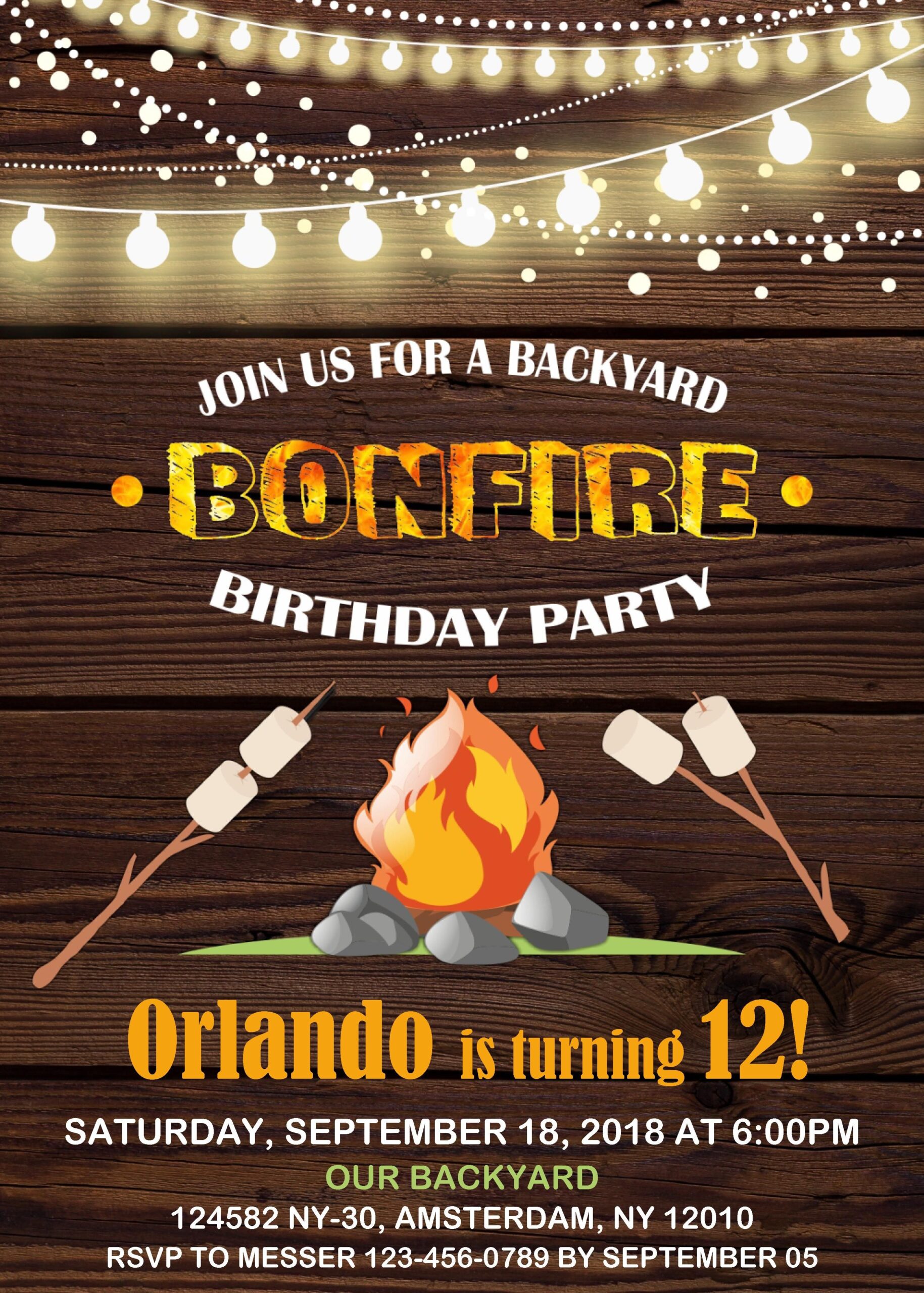 Free Bonfire Camping Invitation Templates Bonfire Par Vrogue co