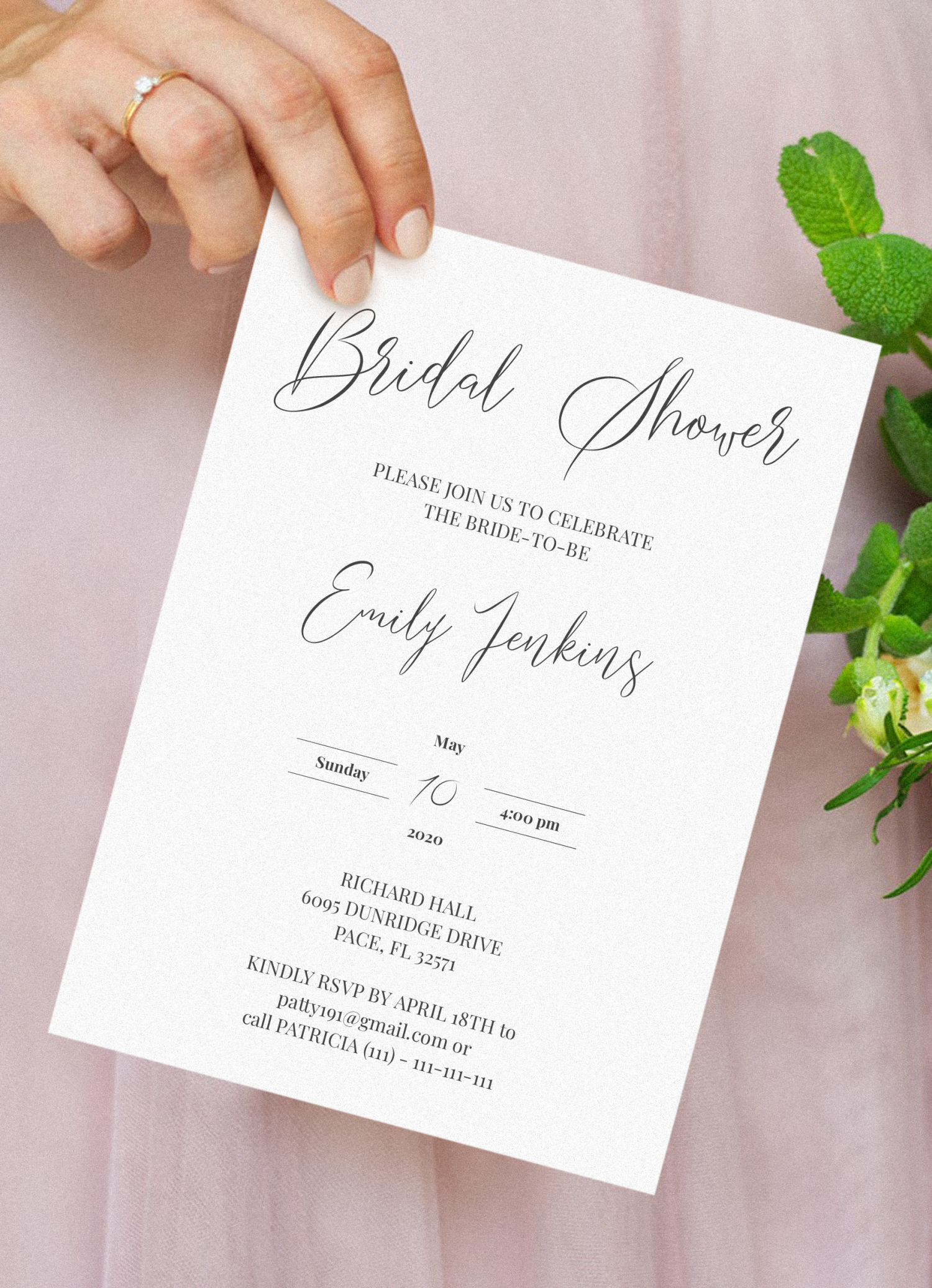 Free Bridal Shower Invitation Templates