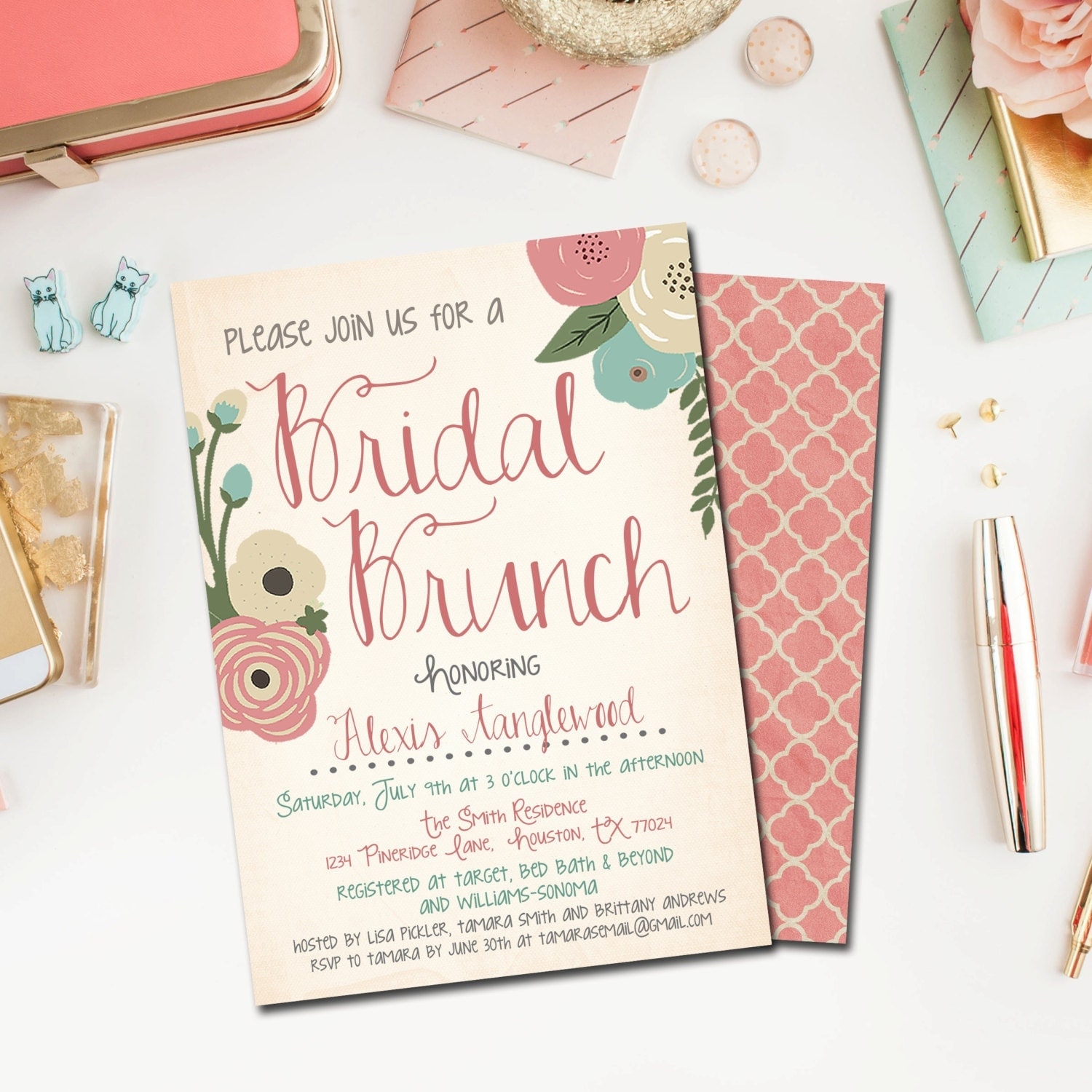 Free Bridal Shower Invitation Templates Classic Bridal Shower 