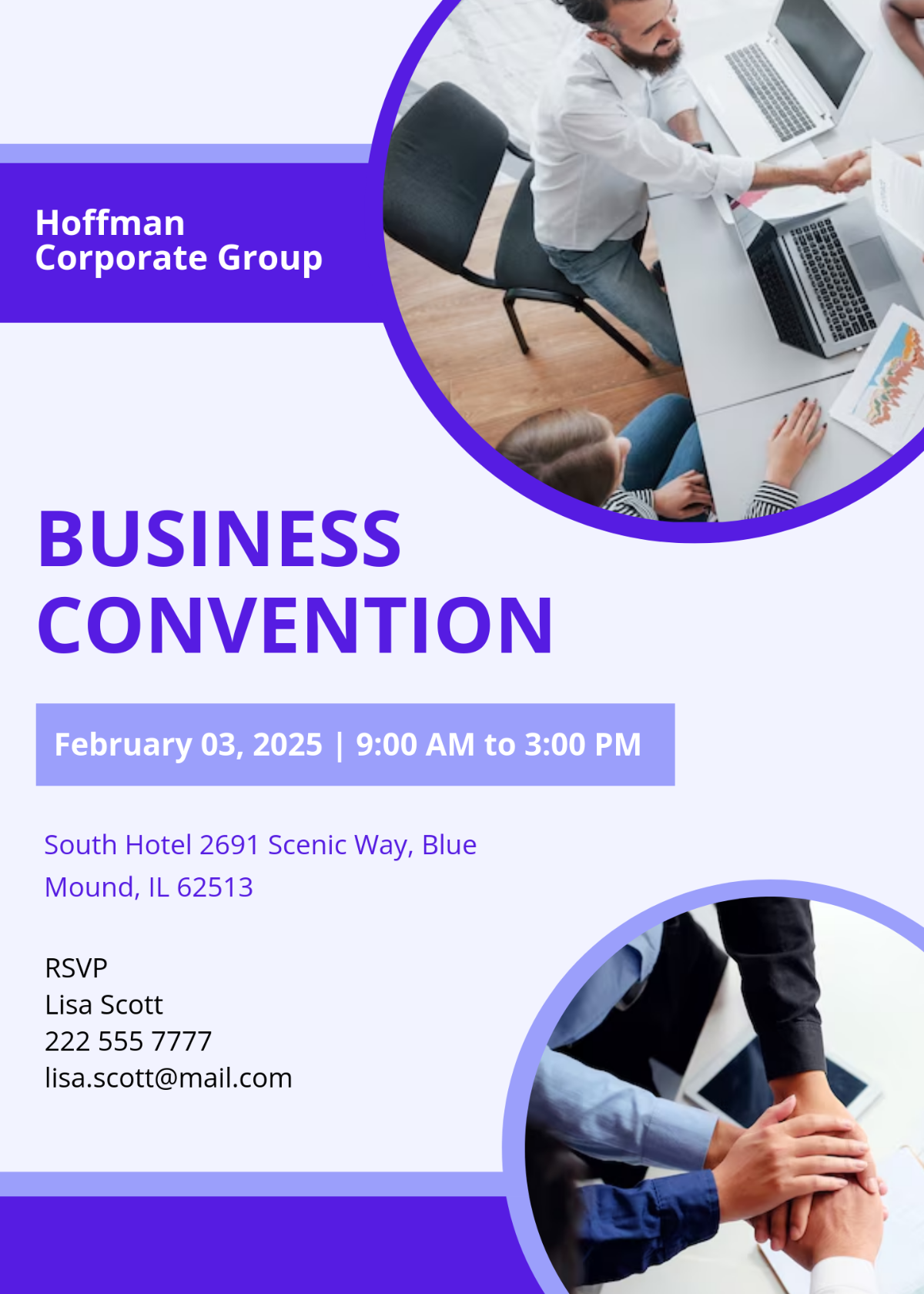 business invitation template