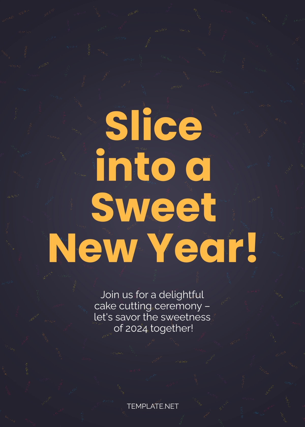 cake invitation template