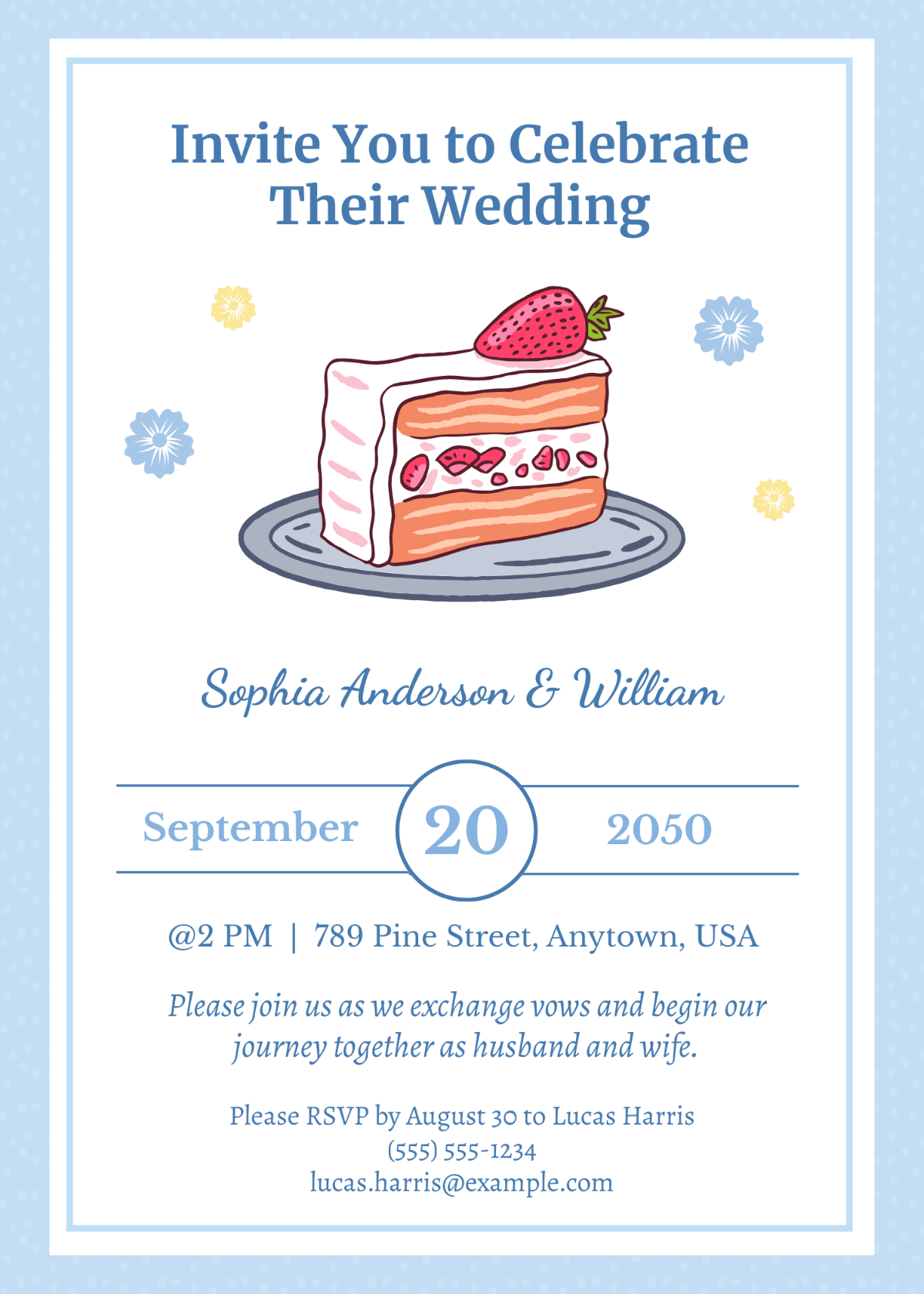Free Cake Templates To Edit Online