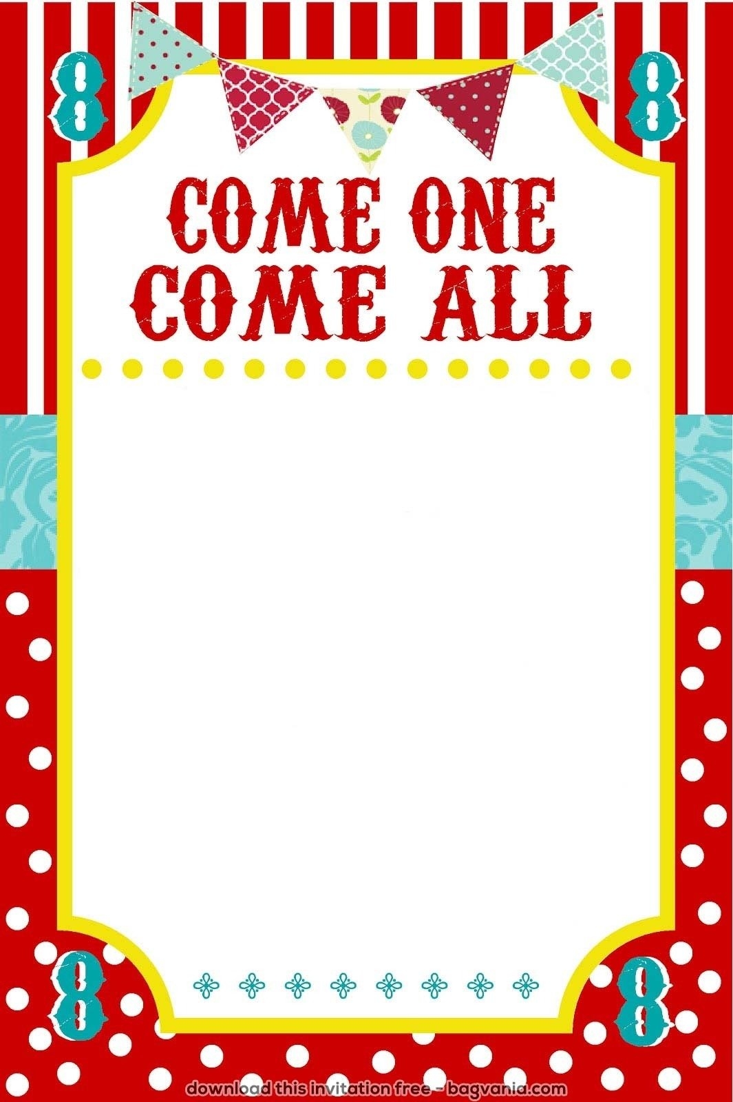 Free Carnival Ticket Invitation