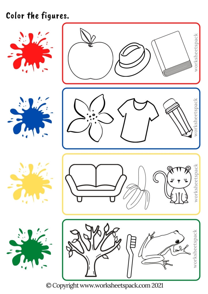 Free Color Worksheet For Preschoolers Download Free Color Worksheet 