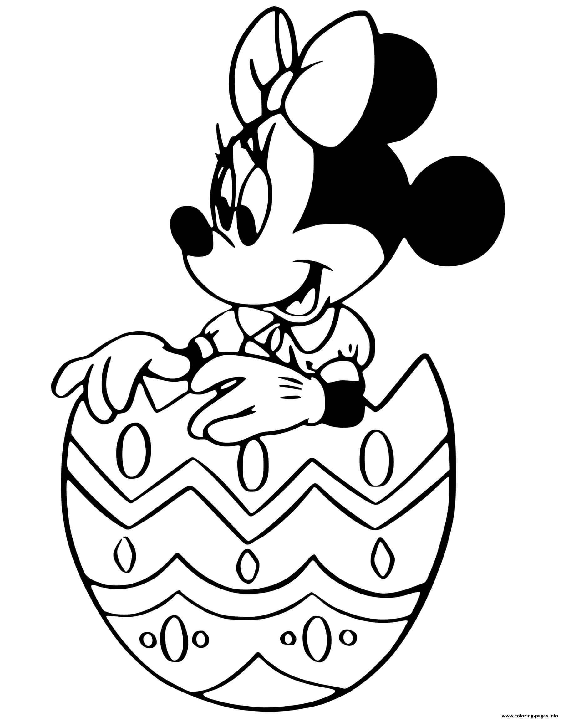 Free Coloring Easter Pages Mickey Mouse Coloring Pages