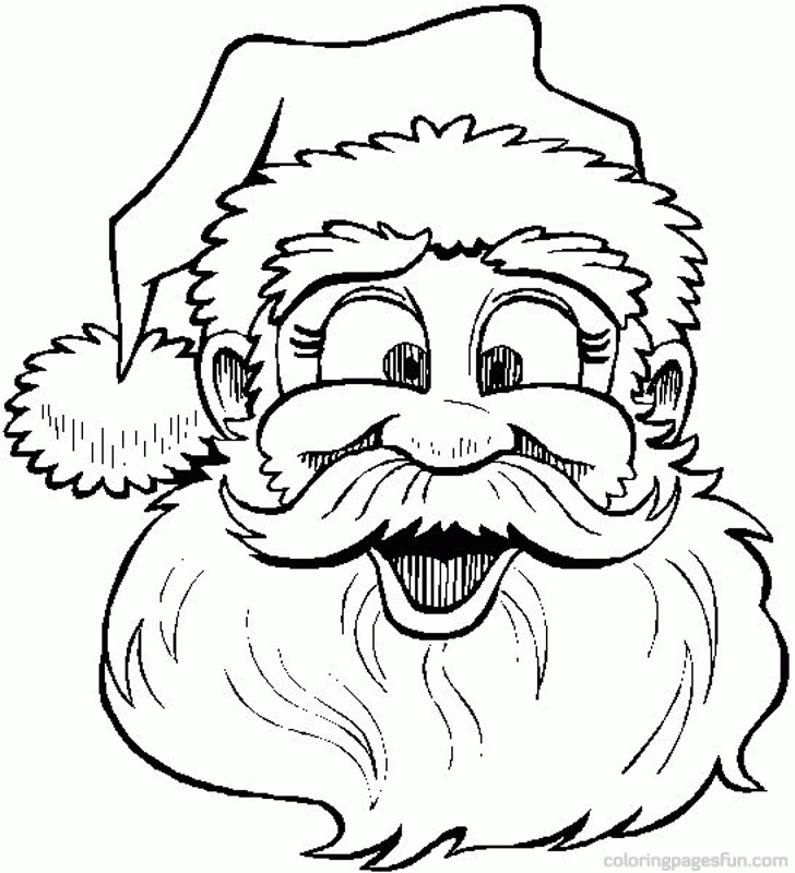 Free Coloring Pages Santa Claus Coloring Home