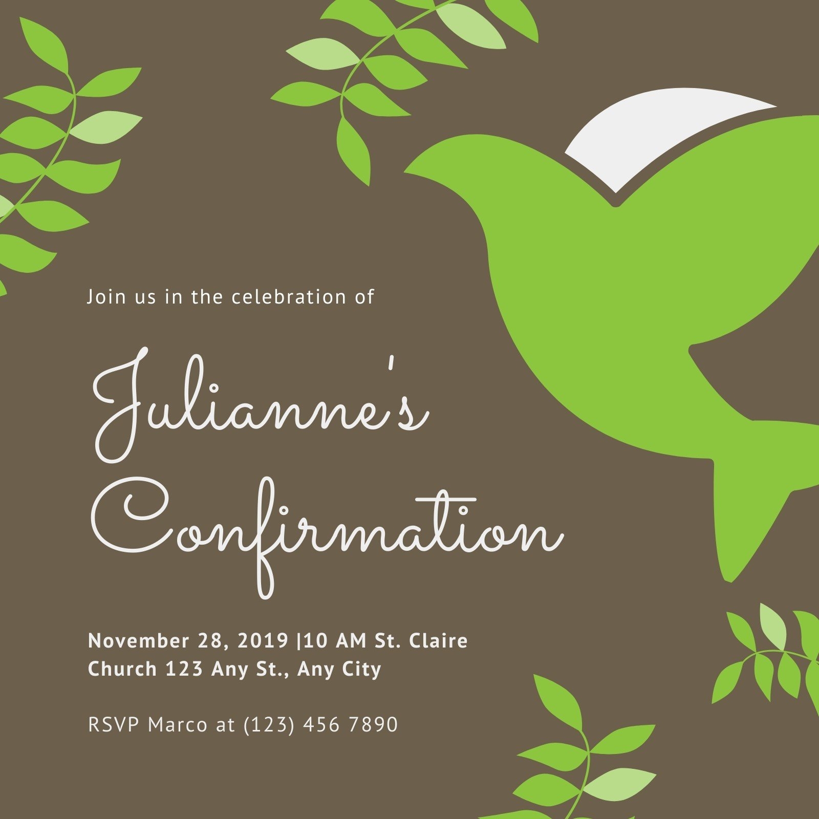 Free Confirmation Invitation Templates To Customize Canva