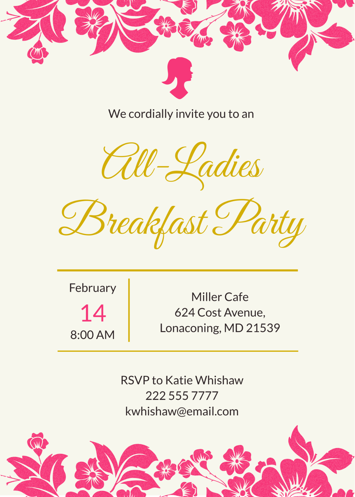 Free Continental Breakfast Invitation Template Edit Online Download 