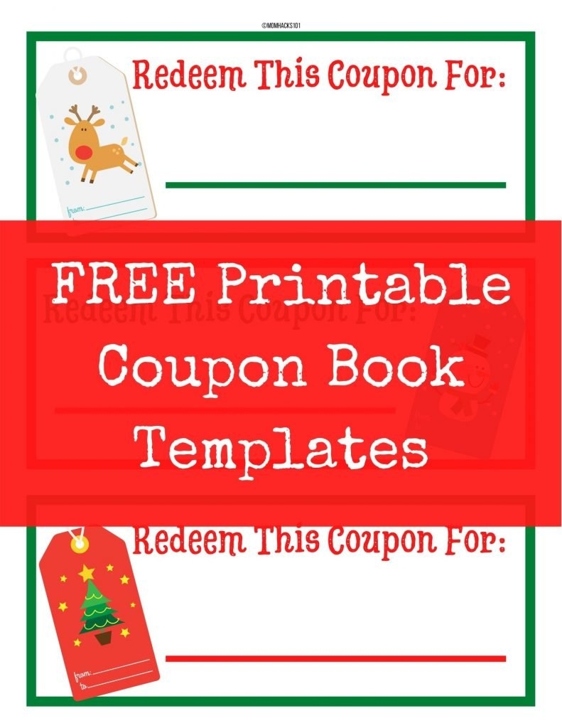 free printable coupon book template