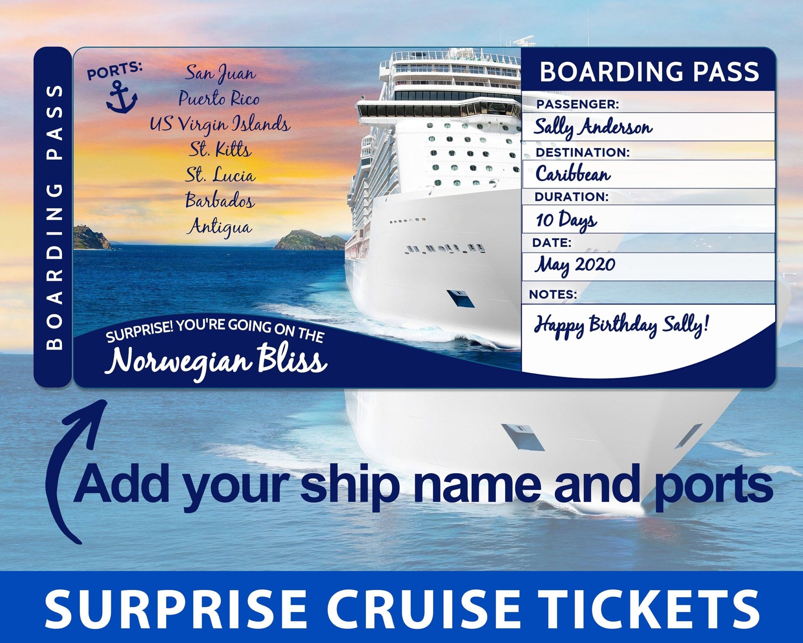 Free Cruise Invitation Template