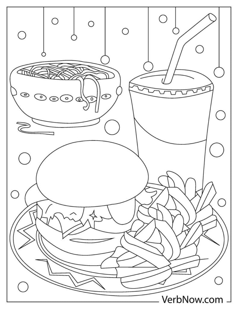 Coloring Pages Of Food