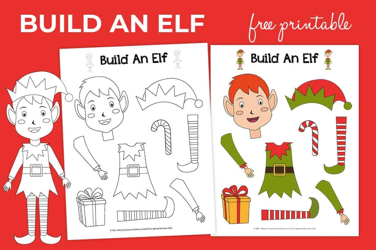 Free Elf Printable Template Printable Templates Online By Paul Printable